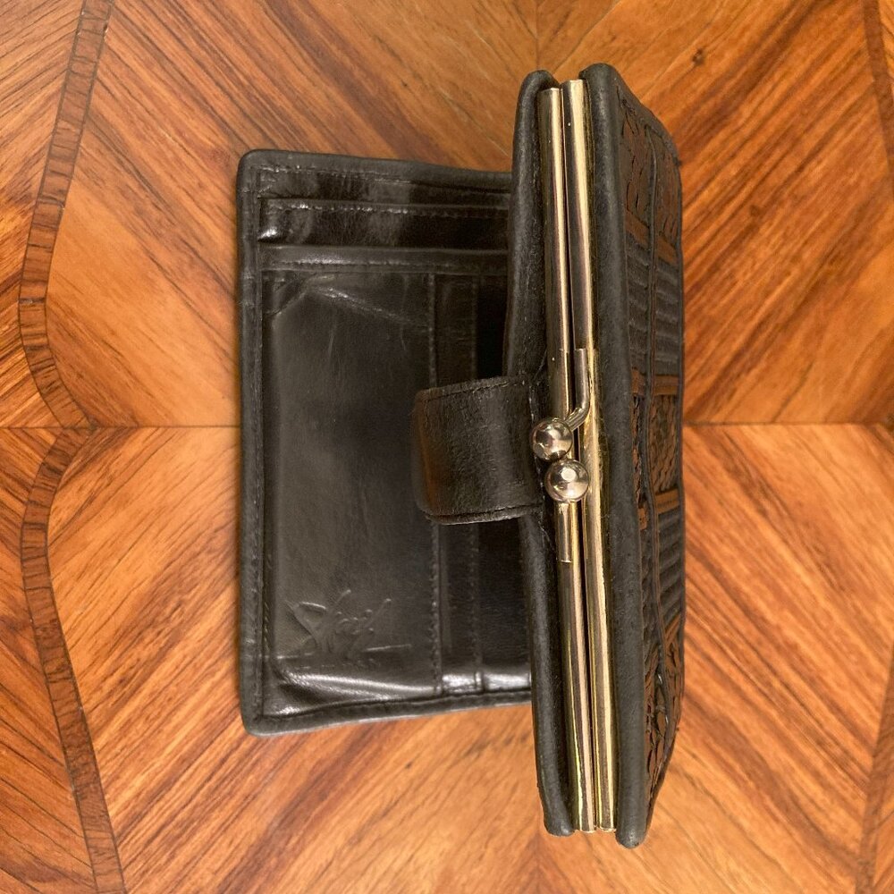 Sharif Leather Wallet - đź’ŻAuthentic - Picture 12 of 13